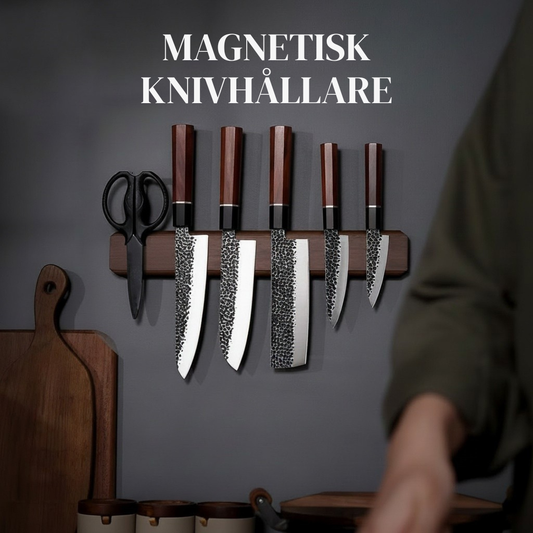 Magnetisk knivhållare - Akacia